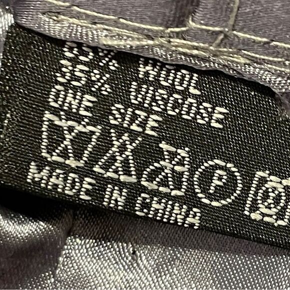 Women’s Wool Blend Bow Knot Newsboy Hat Gray - Picture 6 of 8